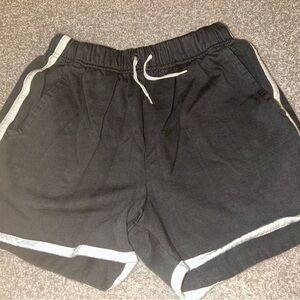 Black and White Ringer Shorts. Tea Collection